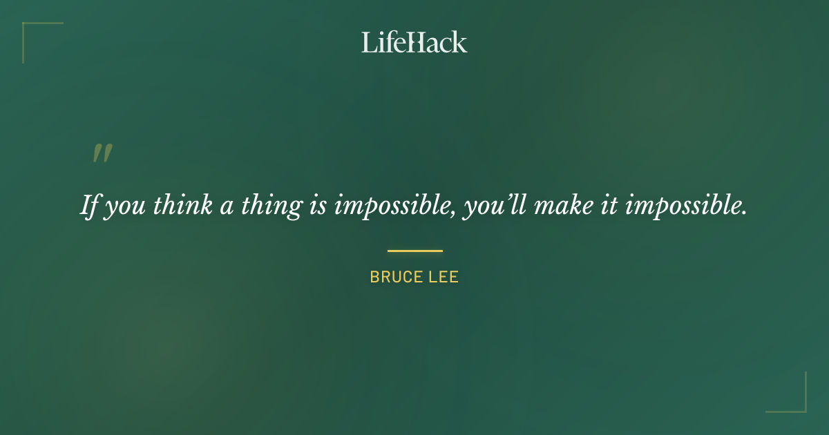 Quote by Bruce Lee