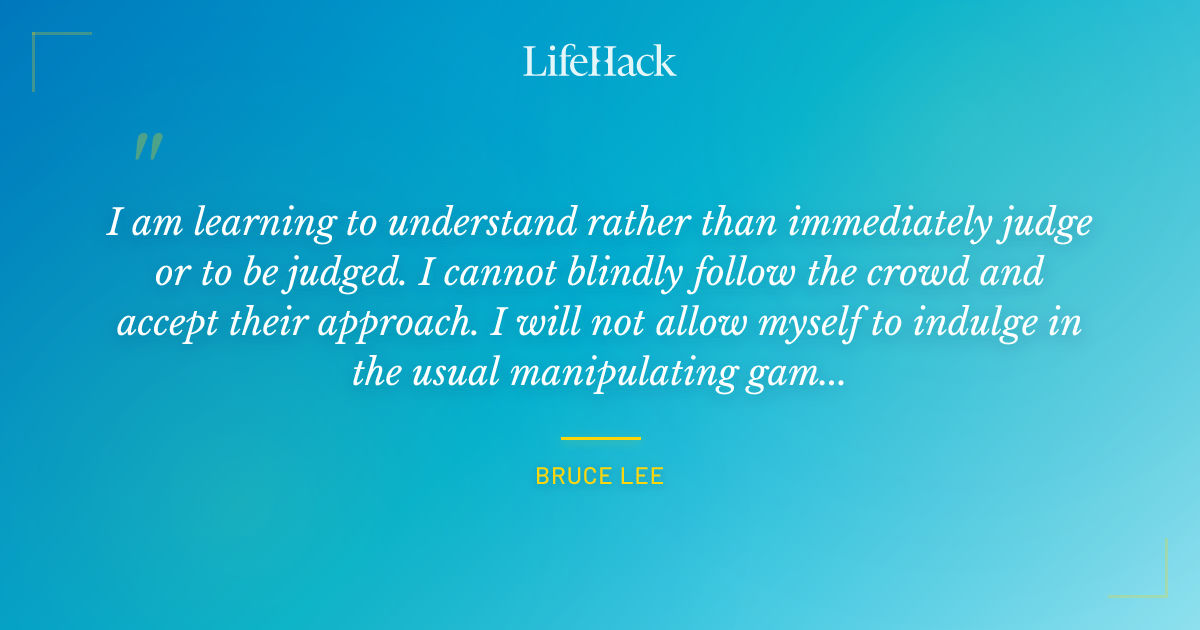 Quote by Bruce Lee