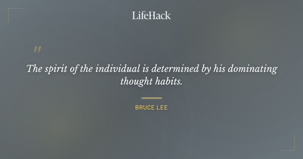 Quote by Bruce Lee