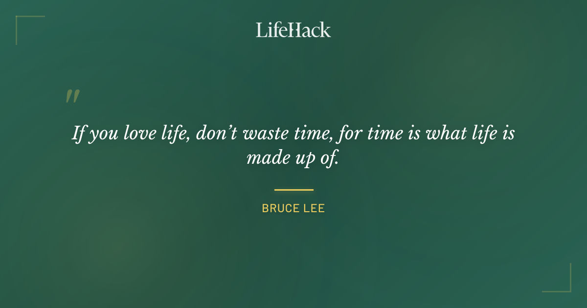 Quote by Bruce Lee