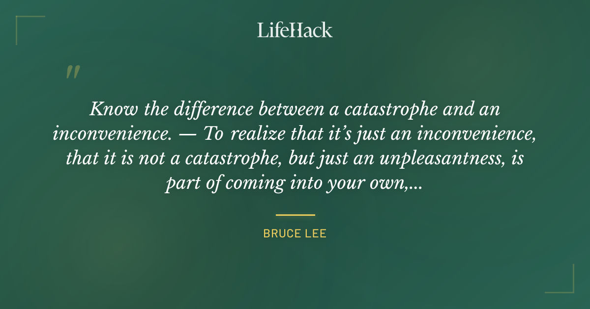 Quote by Bruce Lee