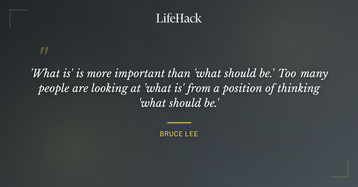 Quote by Bruce Lee
