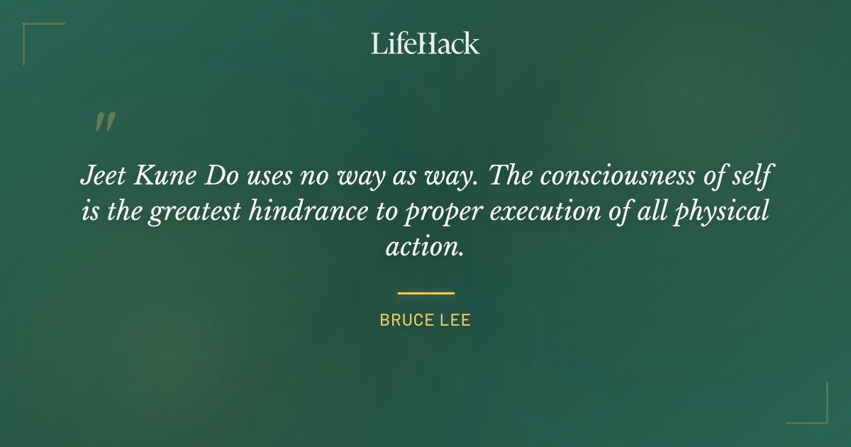 Quote by Bruce Lee