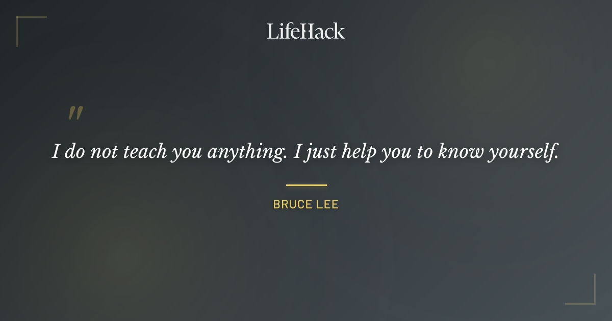 Quote by Bruce Lee