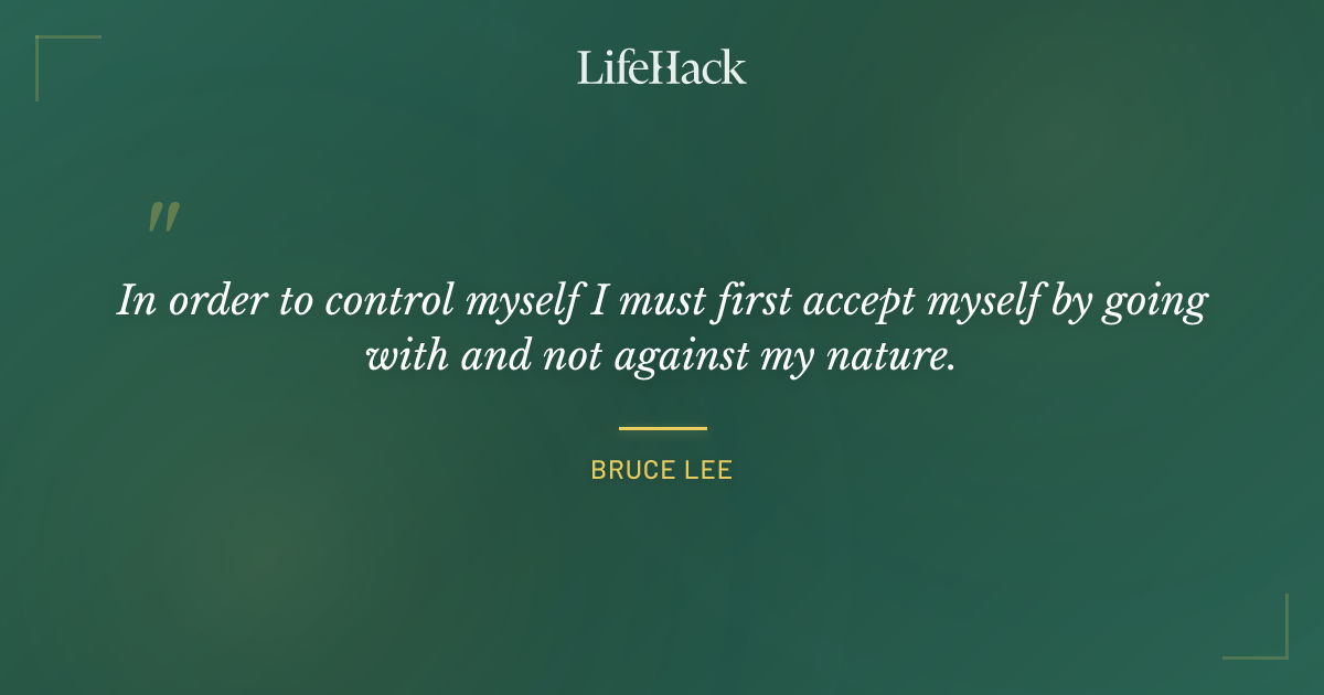 Quote by Bruce Lee