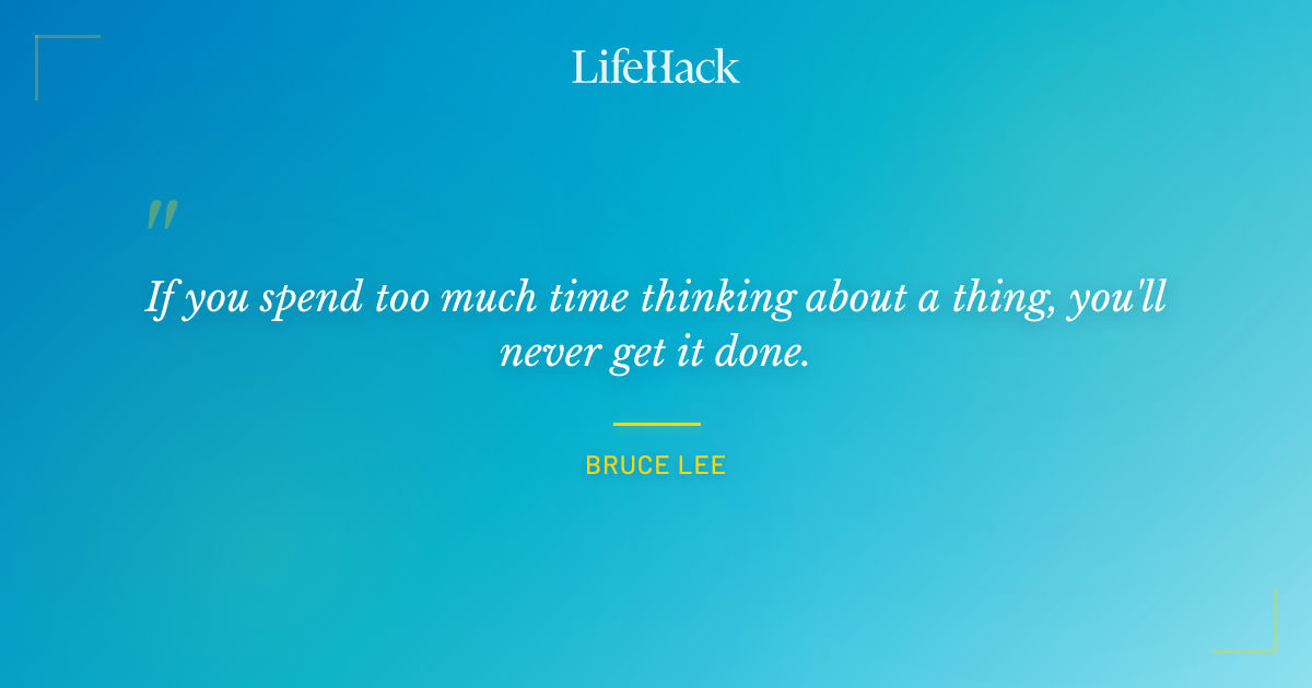 Quote by Bruce Lee