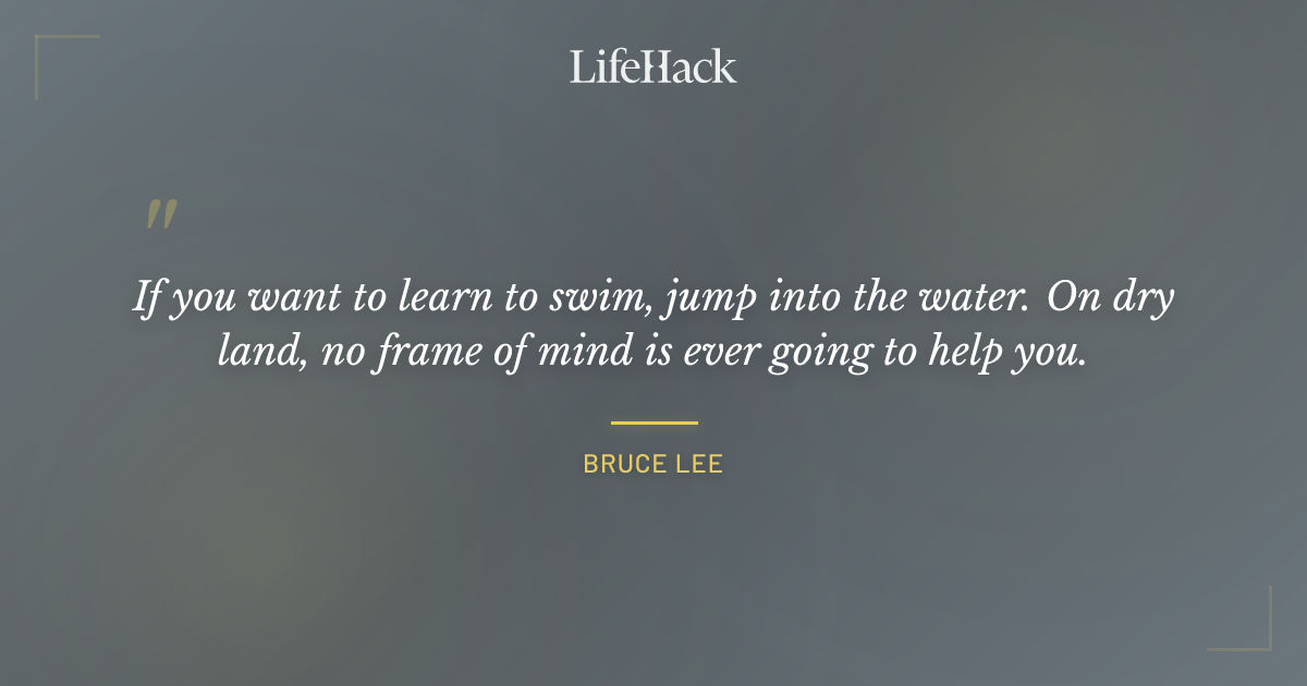 Quote by Bruce Lee