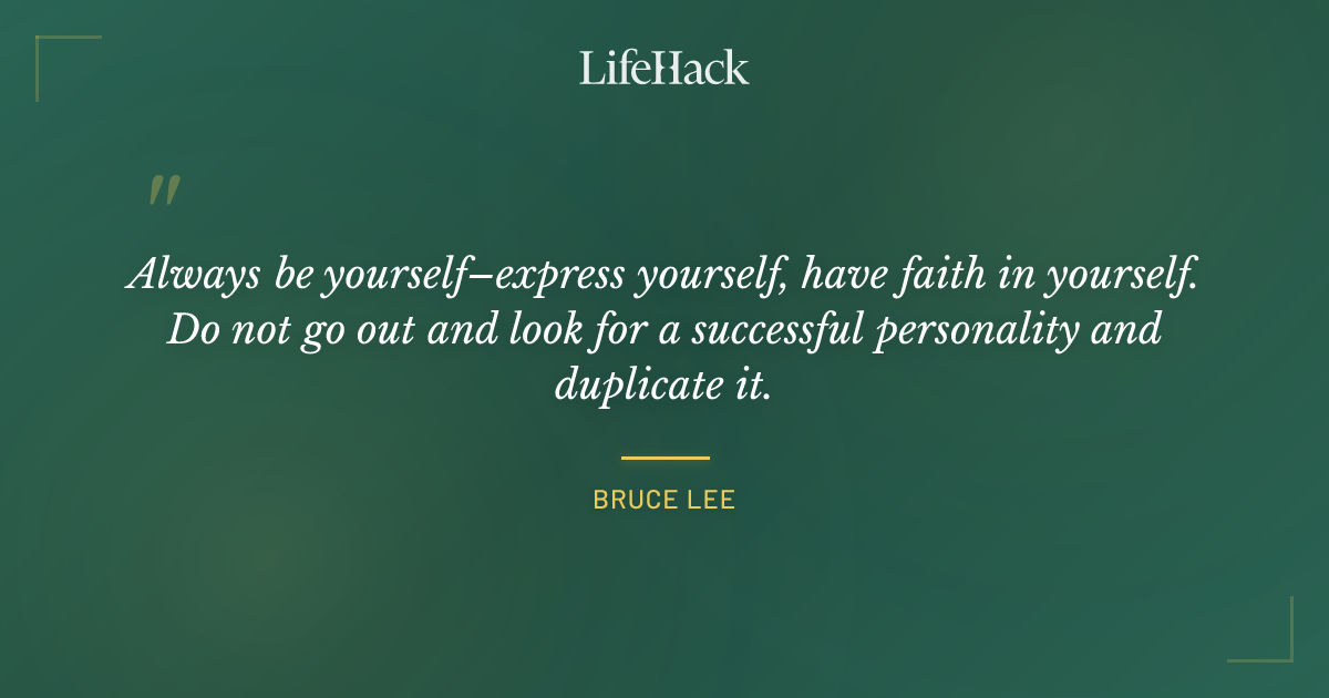 Quote by Bruce Lee