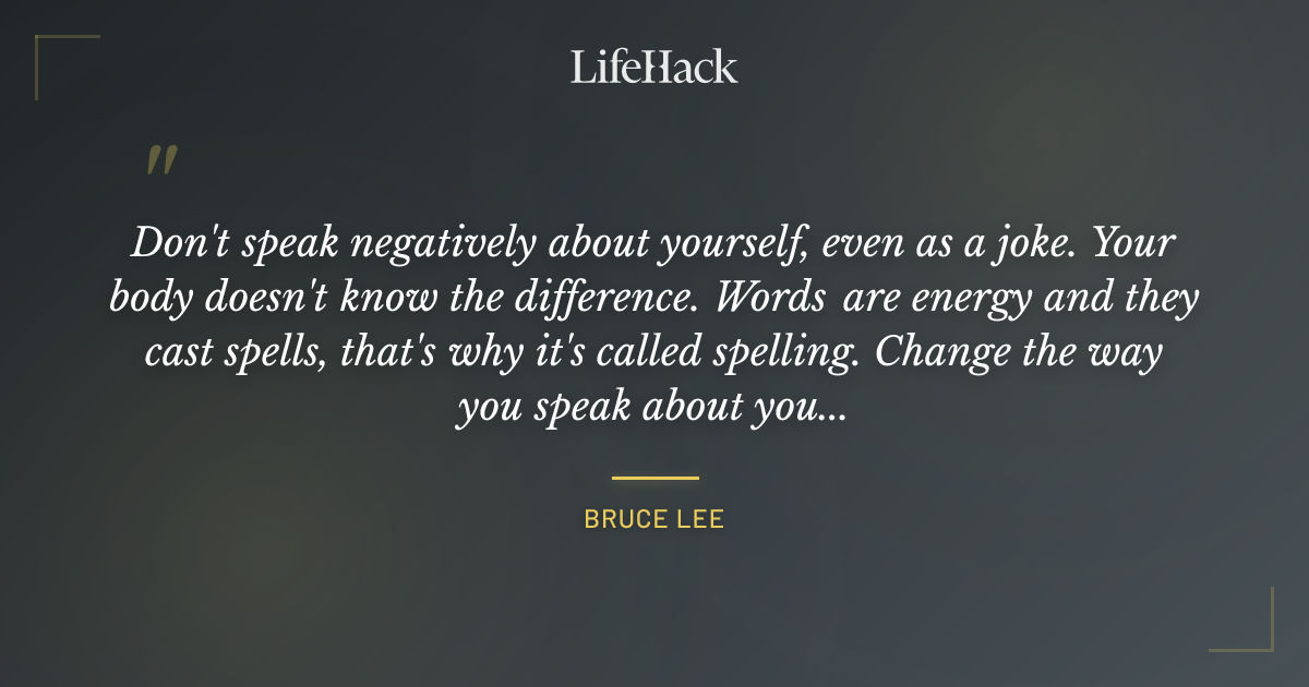 Quote by Bruce Lee