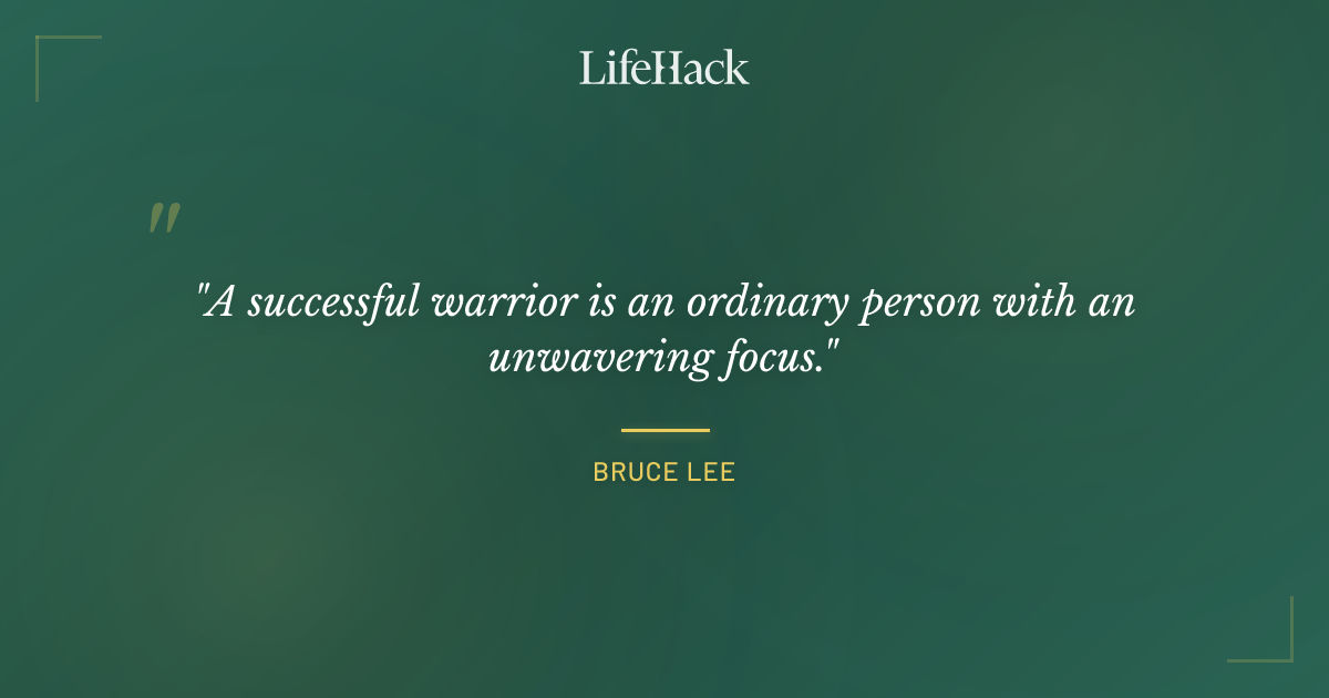 Quote by Bruce Lee
