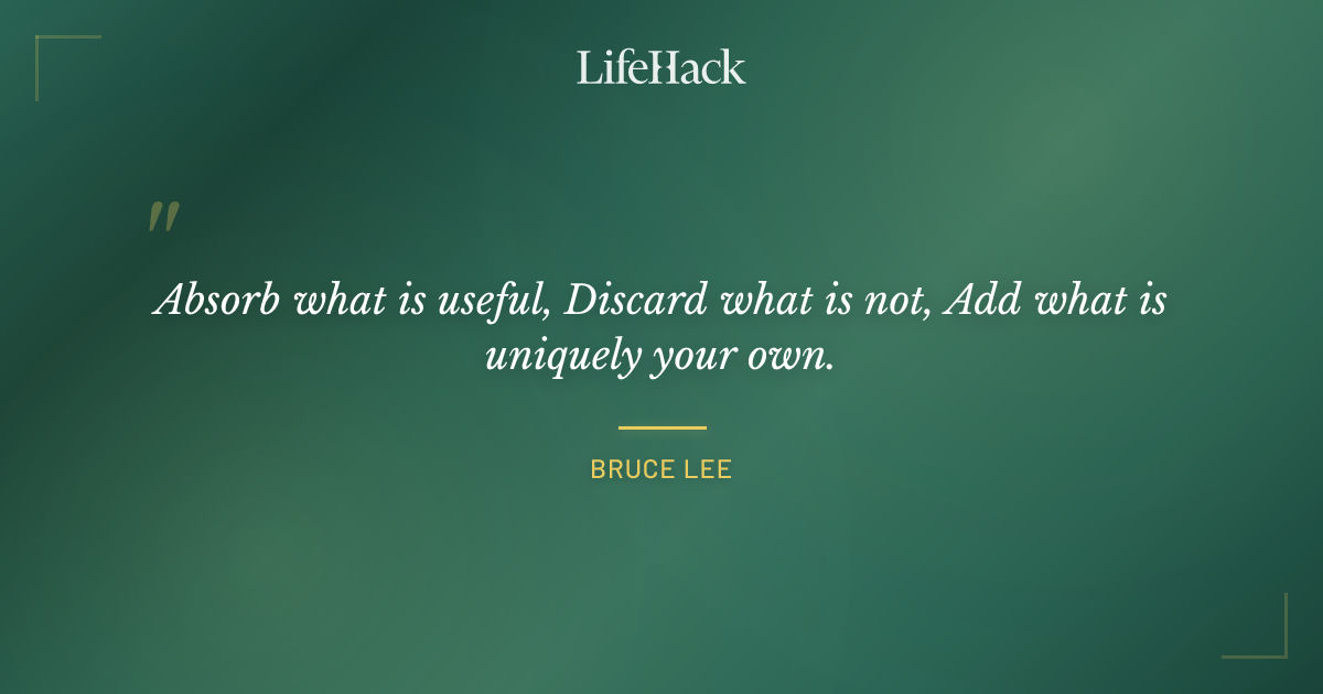 Quote by Bruce Lee