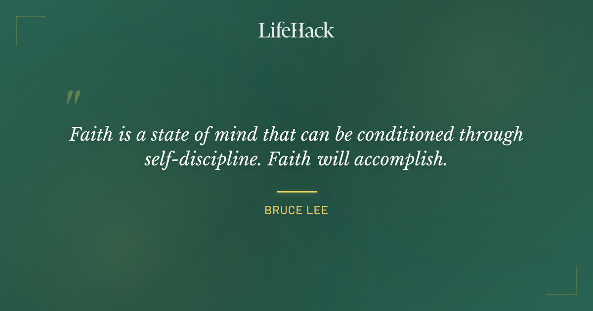 Quote by Bruce Lee