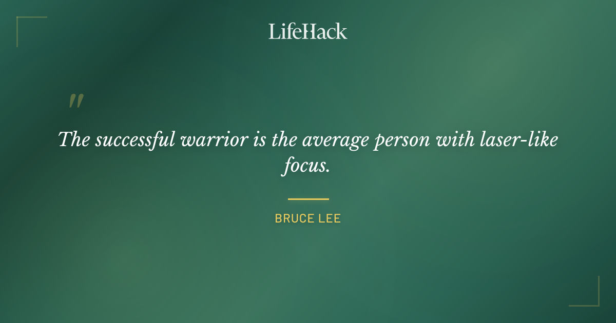 Quote by Bruce Lee