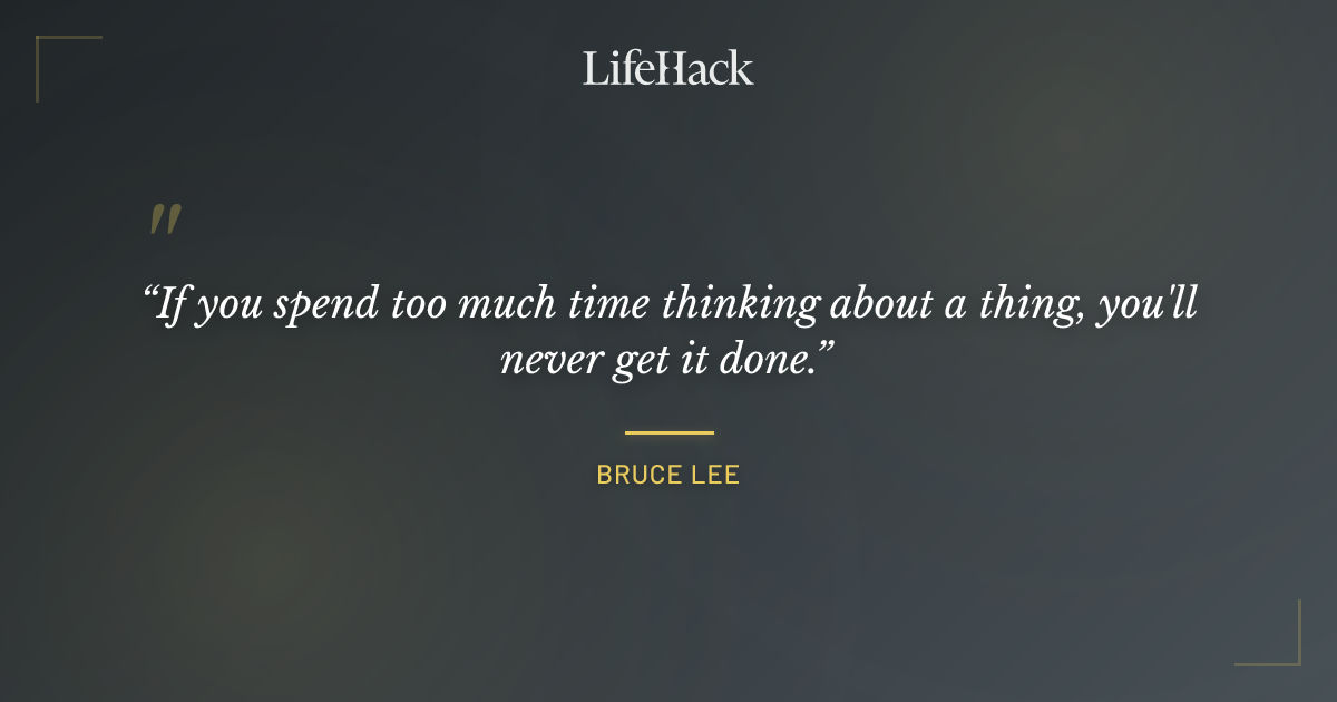 Quote by Bruce Lee