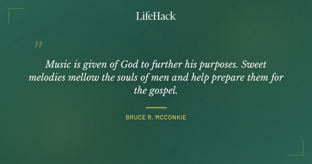 Quote by Bruce R. McConkie