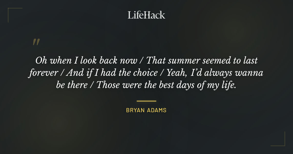 Quote by Bryan Adams
