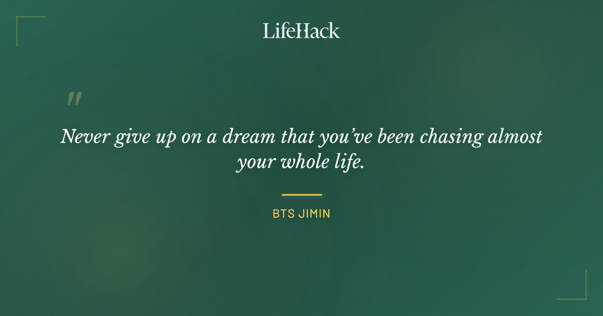 Quote by BTS Jimin