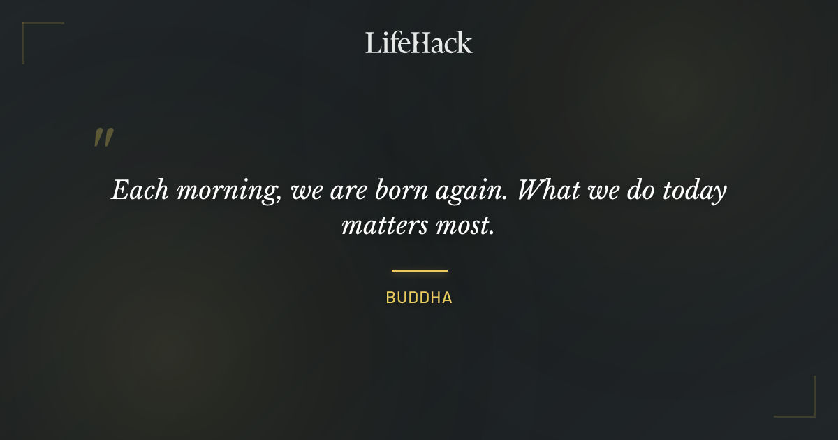 Quote by Buddha