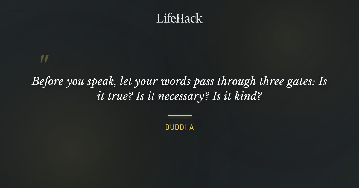 Quote by Buddha
