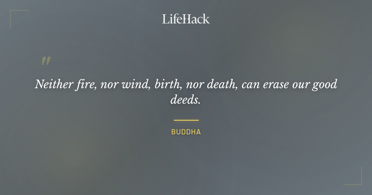 Quote by Buddha