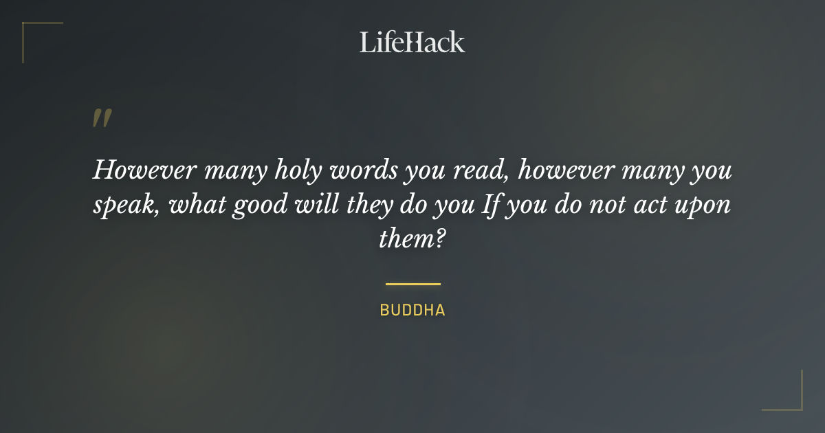 Quote by Buddha