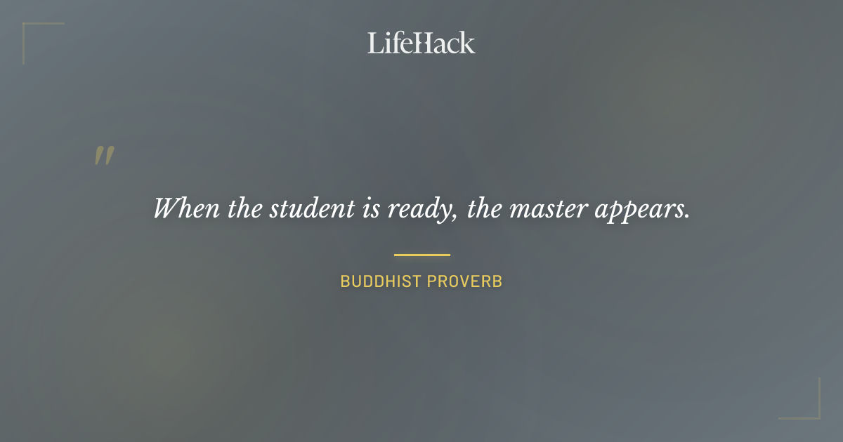 Quote by Buddhist Proverb