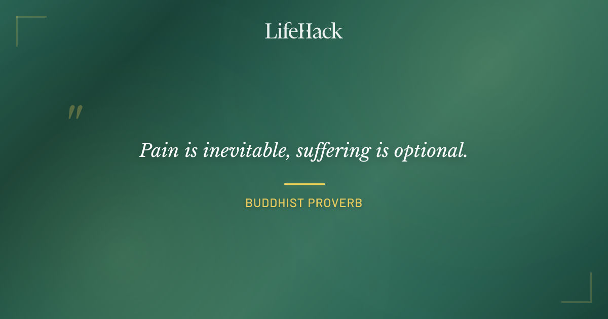 Quote by Buddhist Proverb