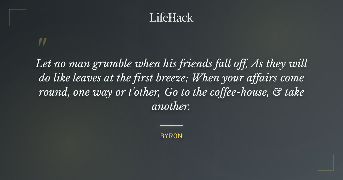 Quote by Byron