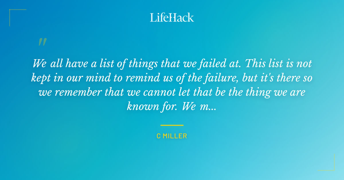 Quote by C Miller