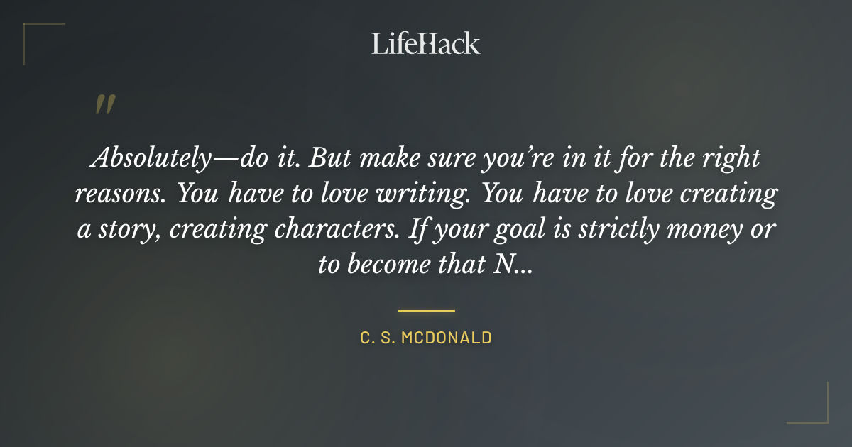 Quote by C. S. McDonald
