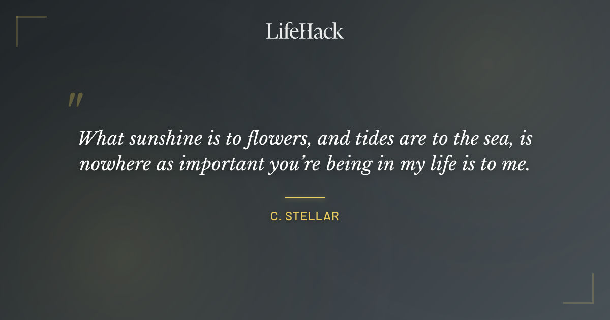Quote by C. Stellar