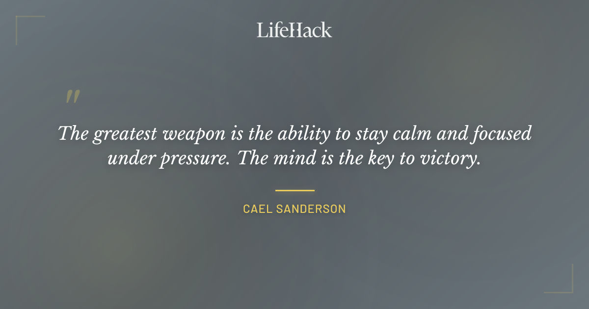 Quote by Cael Sanderson