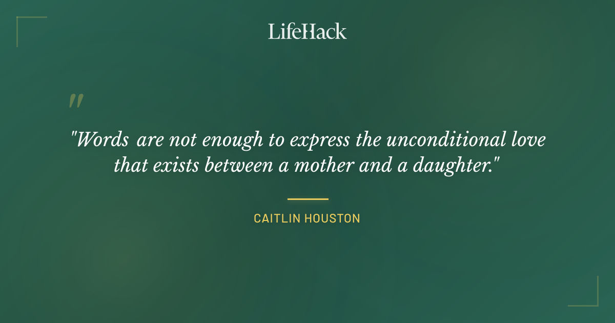 Quote by Caitlin Houston