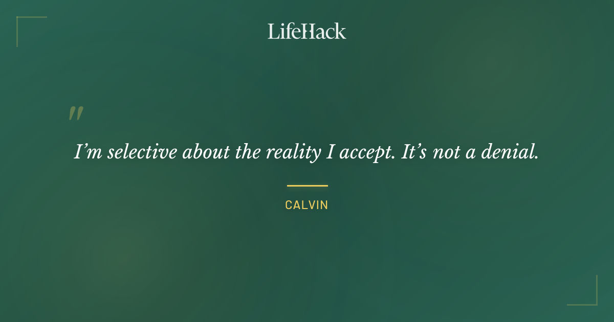 Quote by Calvin
