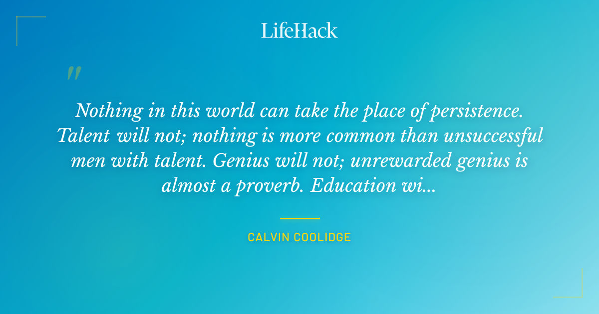 Quote by Calvin Coolidge