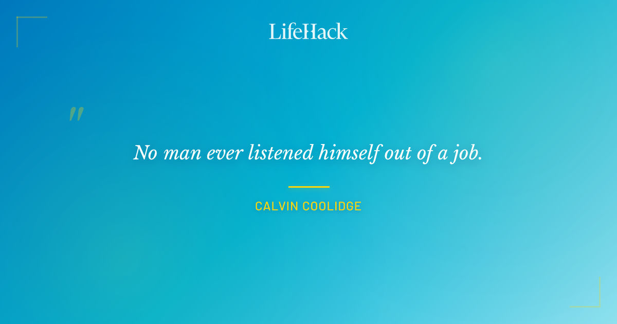 Quote by Calvin Coolidge