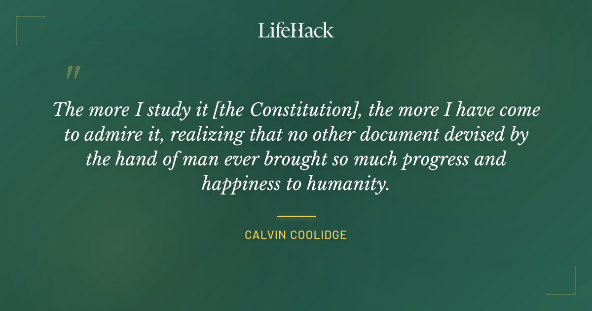 Quote by Calvin Coolidge