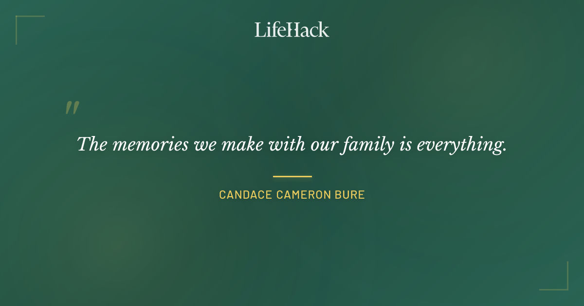 Quote by Candace Cameron Bure