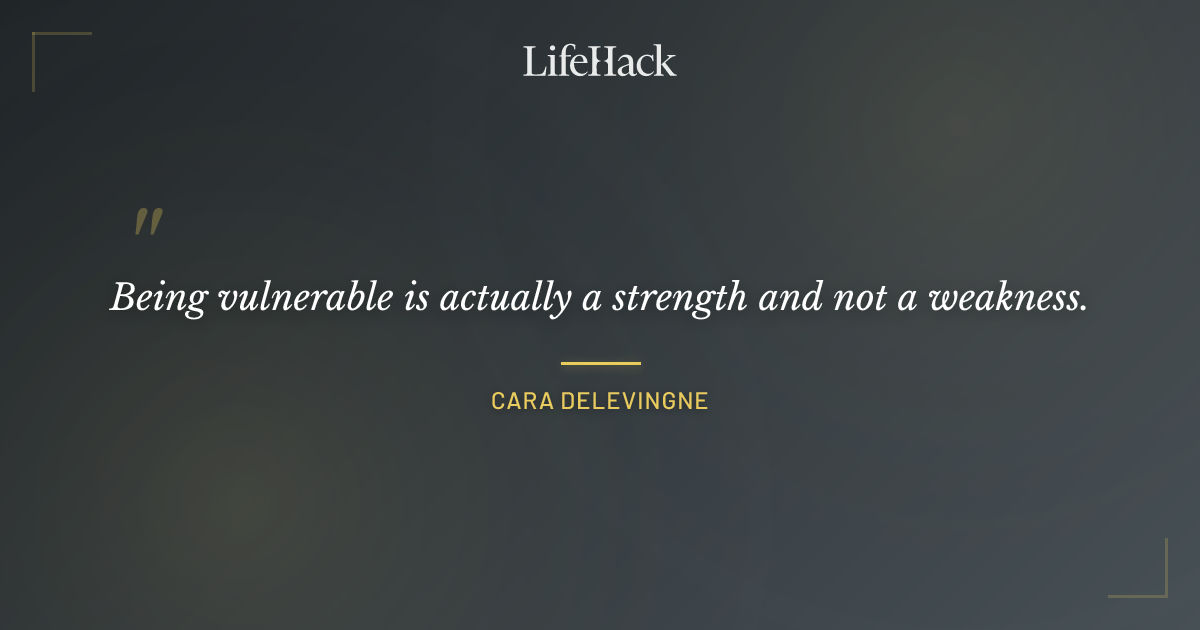 Quote by Cara Delevingne