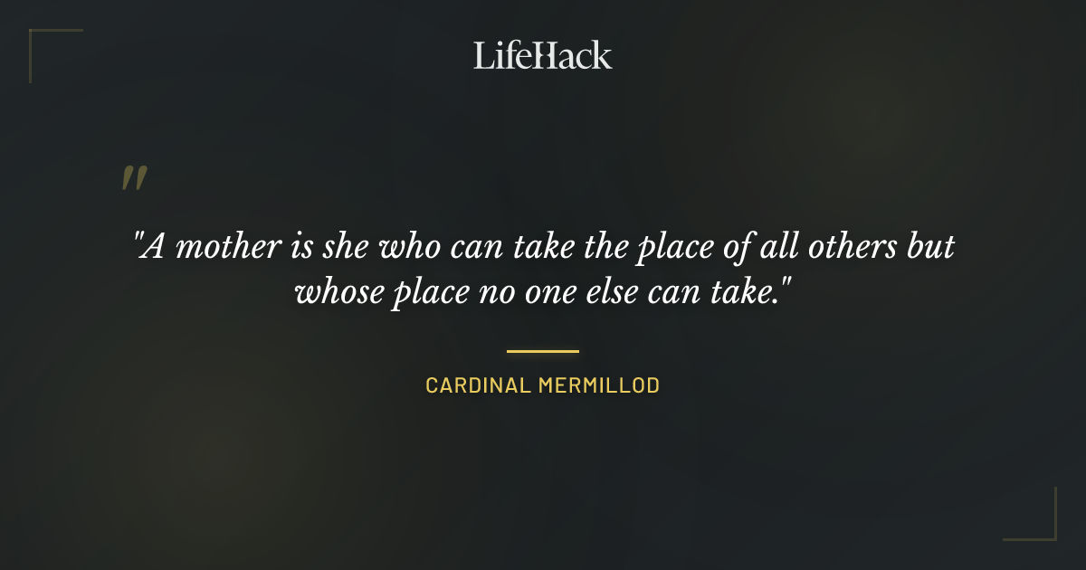 Quote by Cardinal Mermillod