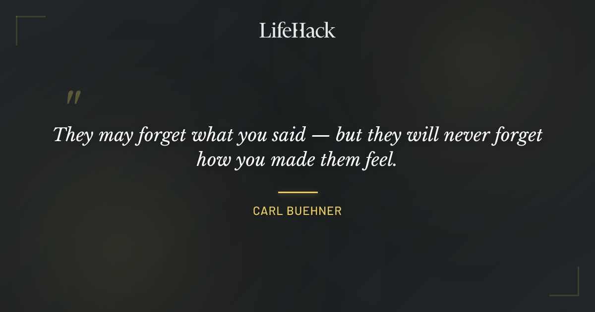 Quote by Carl Buehner