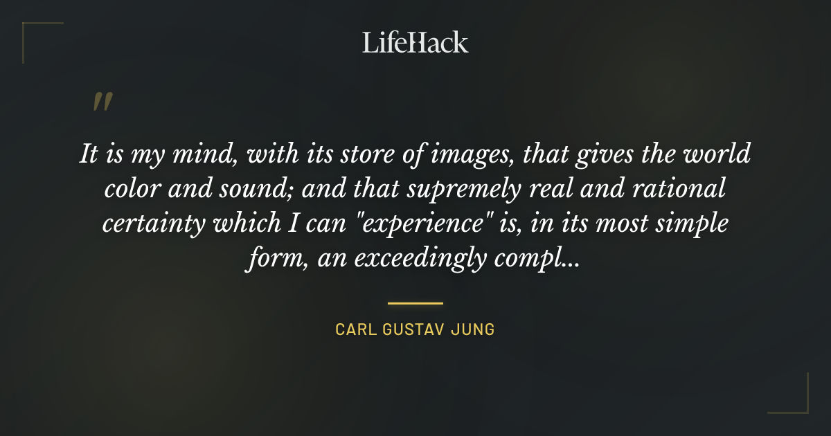 Quote by Carl Gustav Jung