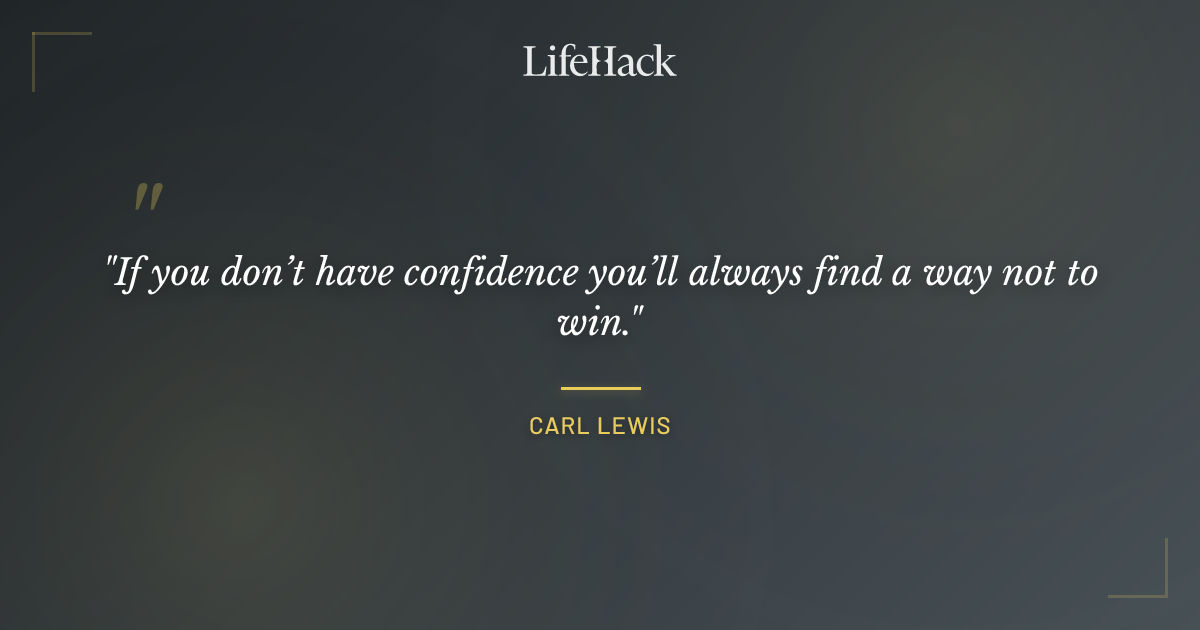 Quote by Carl Lewis