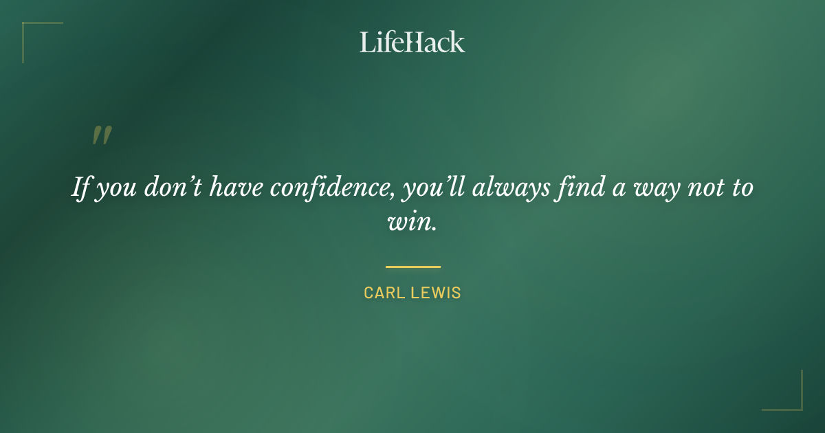 Quote by Carl Lewis