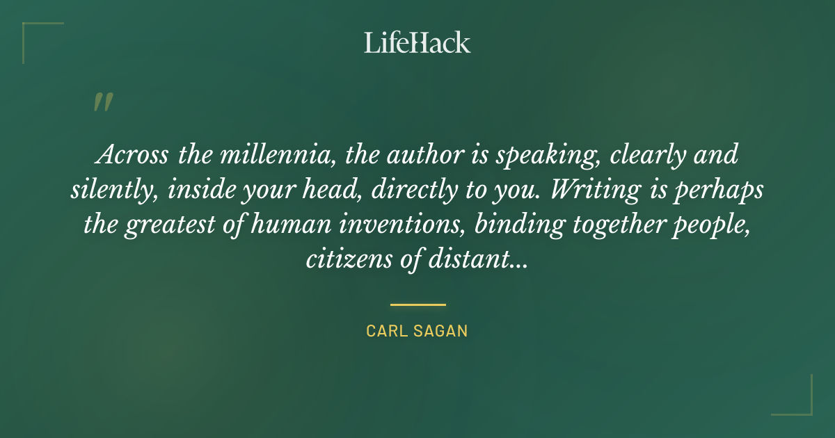 Quote by Carl Sagan
