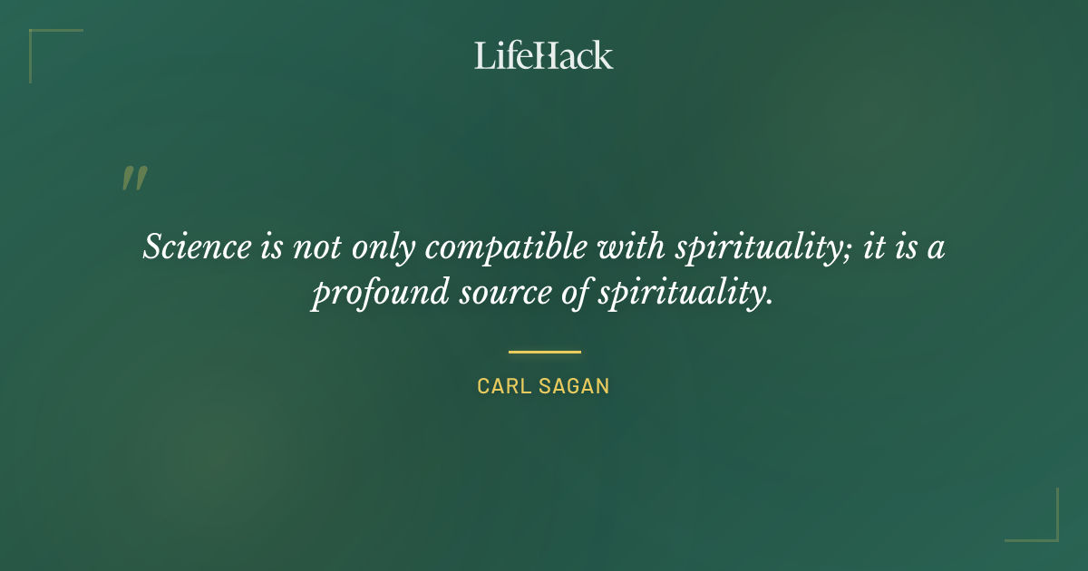 Quote by Carl Sagan