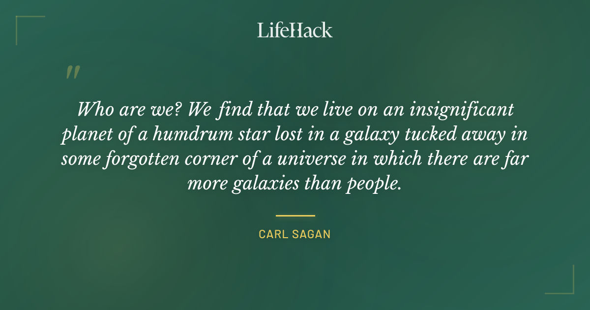 Quote by Carl Sagan