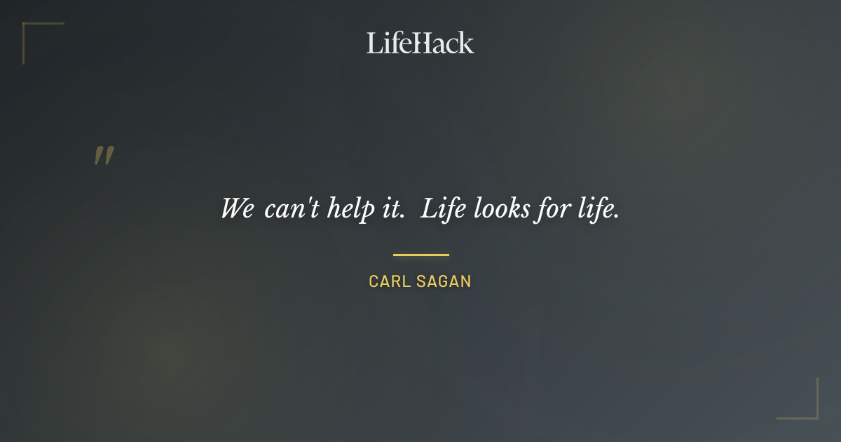 Quote by Carl Sagan