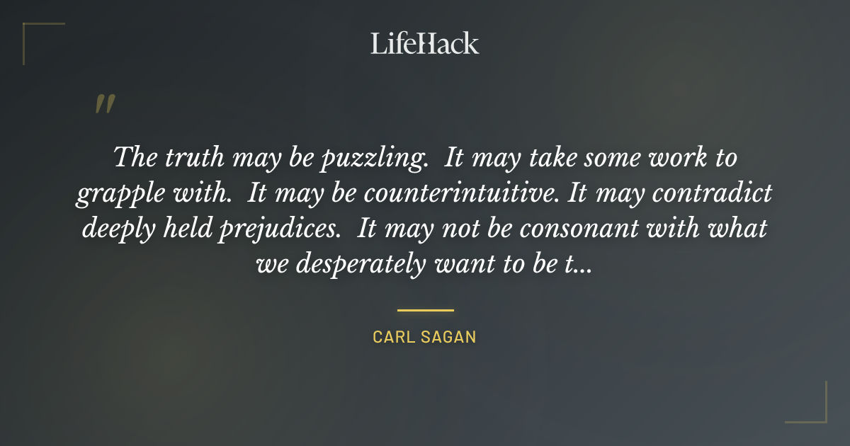 Quote by Carl Sagan
