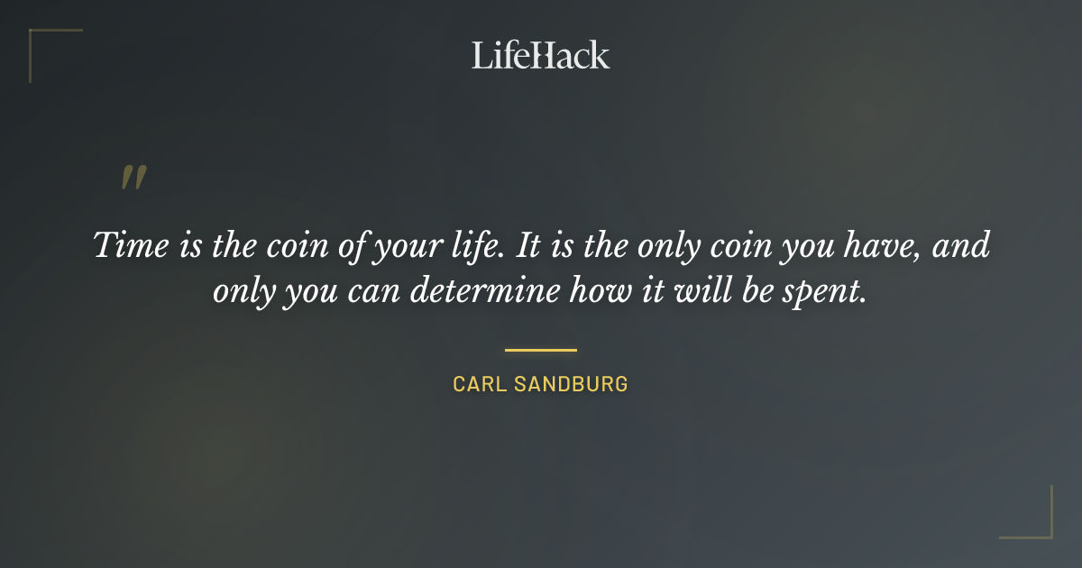 Quote by Carl Sandburg